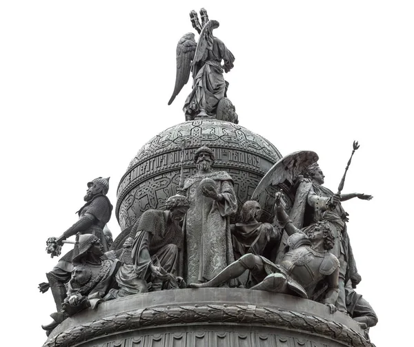 Veliky Novgorod, Ryssland 05 maj 2017: Monument till de tusen åren av Ryssland Millennium av Ryssland. Veliky Novgorod, Ryssland — Stockfoto