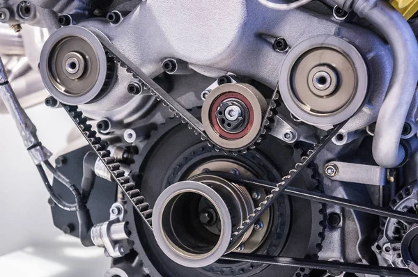 車のエンジンは、エンジン車のエンジンの背景 — ストック写真