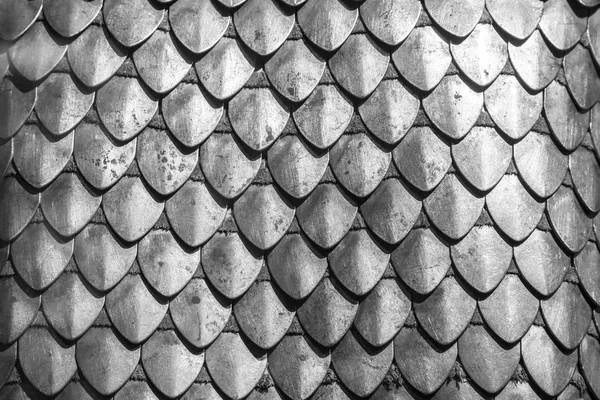 Elemento de armadura de corrente feito das chapas de aço — Fotografia de Stock