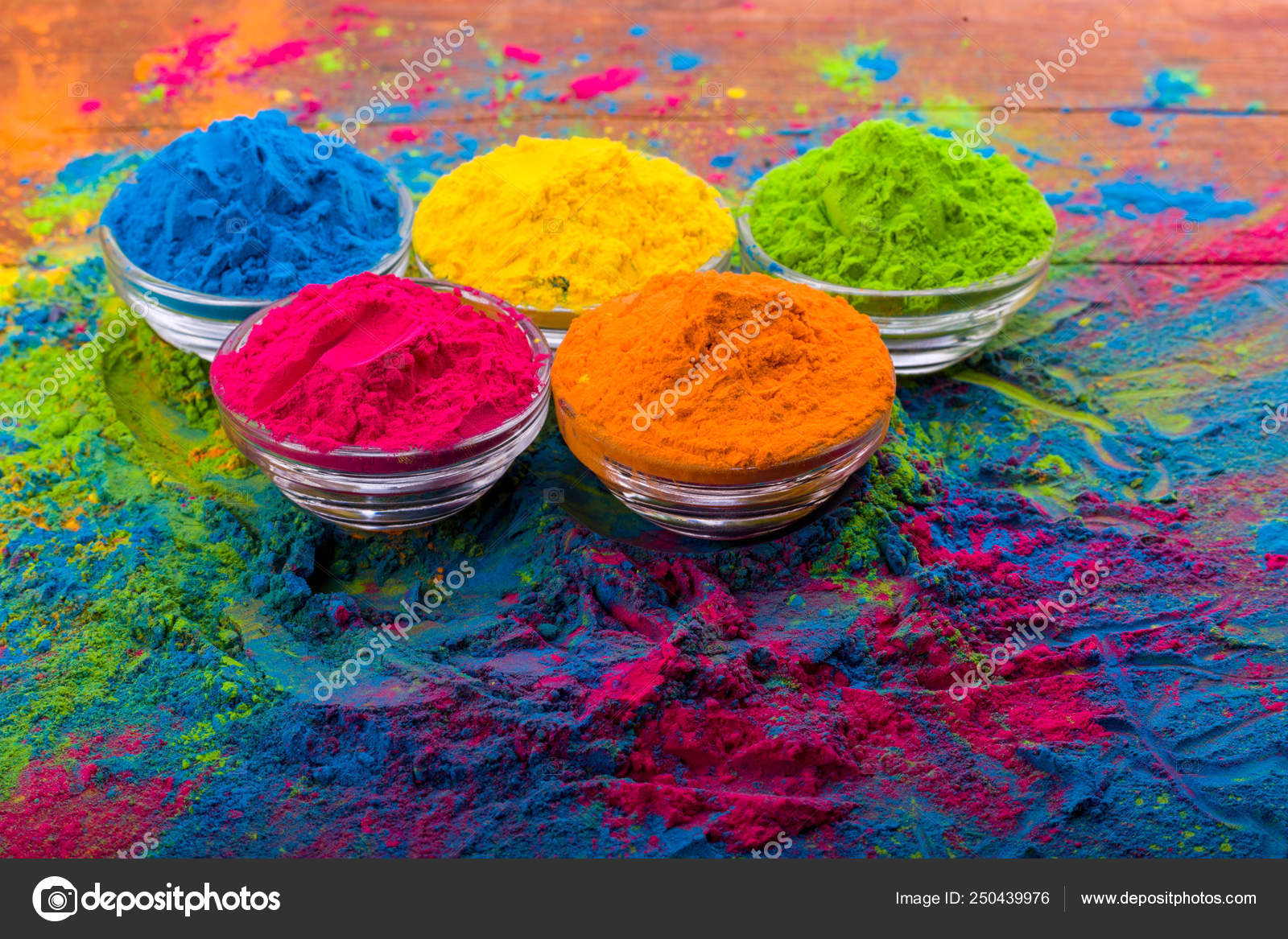 natural collour of holi