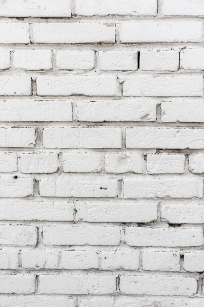 Modern white brick wall texture for background. White brick wall background in rural room, — Stock Photo, Image