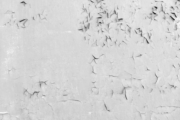 Fondo de pintura agrietada resistida. Plantilla de textura Grunge en blanco y negro para obras de arte superpuestas —  Fotos de Stock
