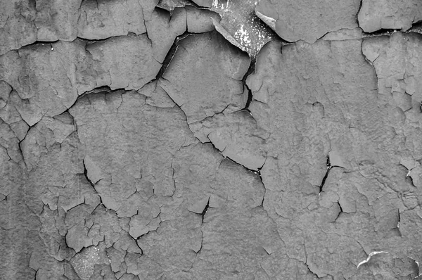 Eski beton duvar boyası kırık. Soyulması boya duvar dokusu üzerinde. Rustik mavi grunge malzeme desen — Stok fotoğraf