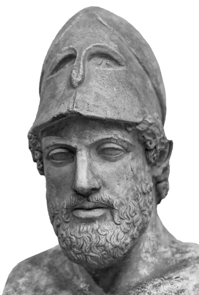 Ancient marble portrait bust of Pericles — Stock Photo, Image