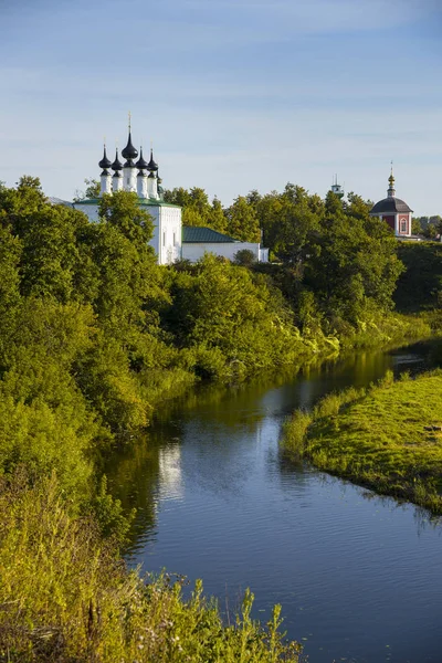 Paesaggio Estivo Suzdal Russia — Foto Stock