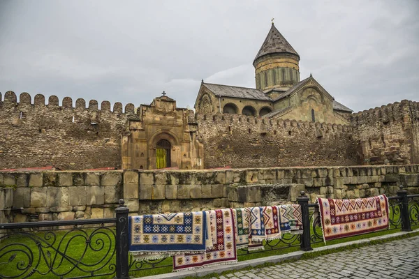 Katedral Svetitskhoveli Adalah Sebuah Katedral Ortodoks Timur Yang Terletak Kota — Stok Foto