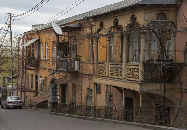 Тбилиси Грузия Марта 2018 Архитектура Старого Города Тбилиси — стоковое фото