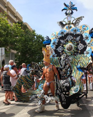 Sitges, İspanya / İspanya - 17 Haziran 2018: Gay Pride Sitges 2018