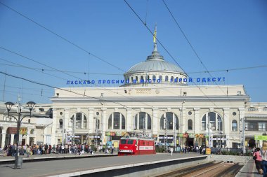 Odesa / Ukrayna - 22 Eylül 2018: tren garına görünümünü