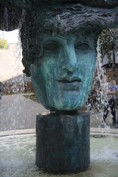 Fountain Beginning Begins Greek Park Odessa — Stock Photo, Image