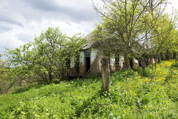 Gegooid Oud Huis — Stockfoto