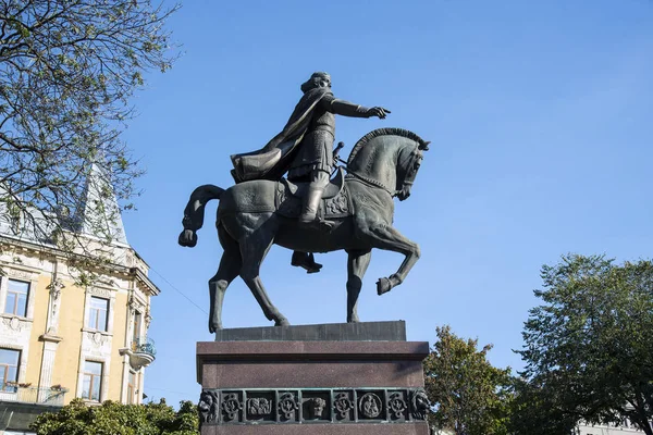 Lviv Ukraine Octobre 2018 Monument Roi Danylo Halytsky — Photo
