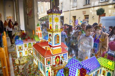 Lviv / Ukrayna - 06 Ekim 2018: Lviv atölye karamel