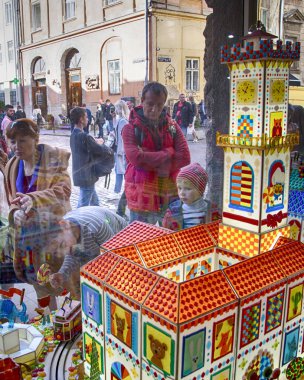 Lviv / Ukrayna - 06 Ekim 2018: Lviv atölye karamel