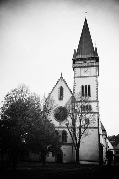 Kirche Ägidius Unesco Stadt Bardejov Slowakei — Stockfoto