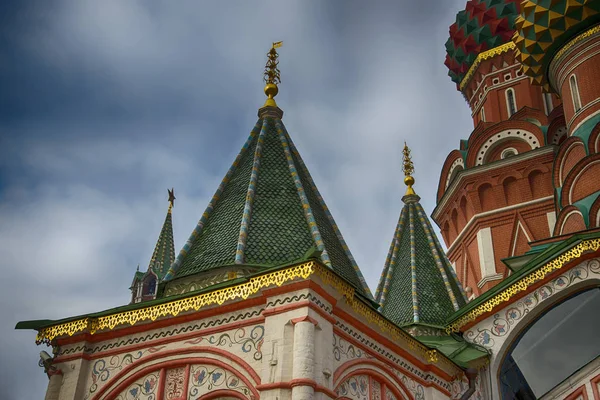 Colorful Domes Saint Basil Cathedral Moscow Russia — Stock Photo, Image