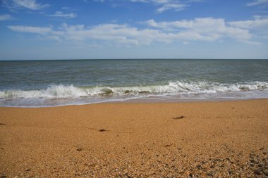 Güzel yaz manzara Karadeniz üzerinde