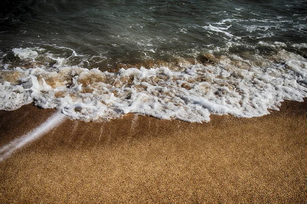 Praia fundo arenoso — Fotografia de Stock