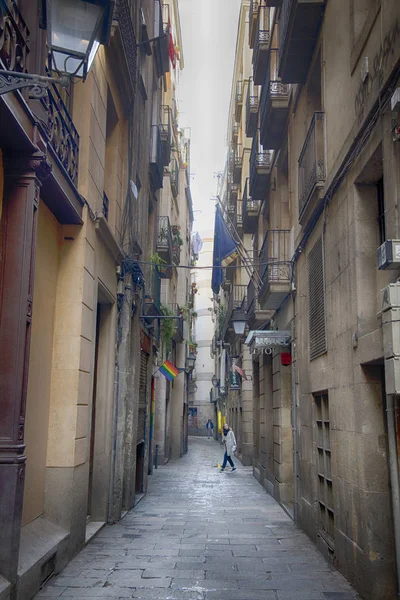 Personas en las calles de Barcelona, España —  Fotos de Stock