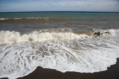 Güzel yaz manzara Karadeniz üzerinde