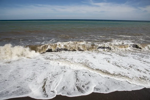 美丽的夏季风景在黑海 — 图库照片