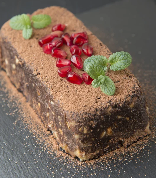 Dessert brownie al cioccolato — Foto Stock