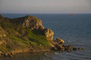 Taman Yarımadası'nda deniz manzarası
