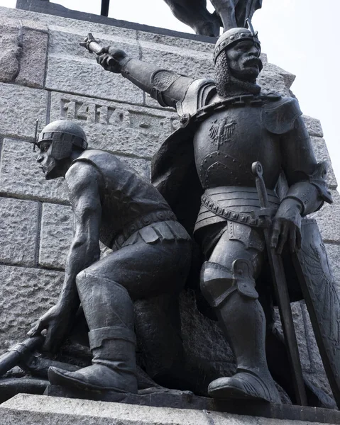 Detail of the monument to the Battle of Grunwald — Stock Photo, Image