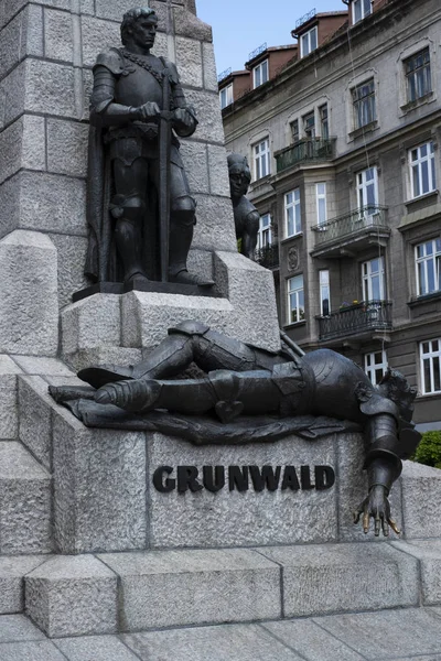 Detail of the monument to the Battle of Grunwald — Stock Photo, Image