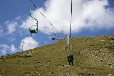 Dağlarda kablo yolu. Cheget, Rusya Federasyonu