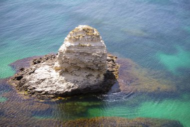 Deniz manzara, Tarkhankut Yarımadası, Crimea