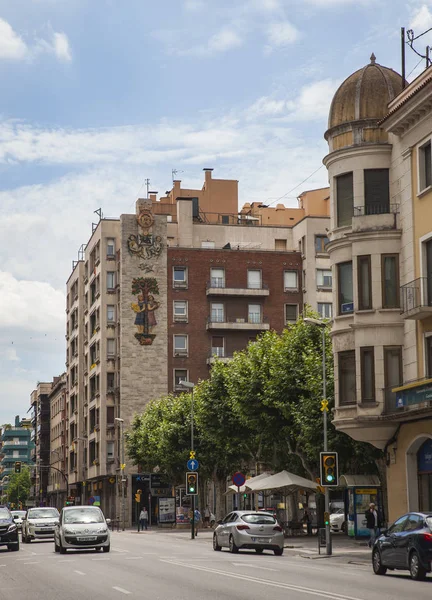카탈루냐, 스페인 지로 나 시의 보기 — 스톡 사진