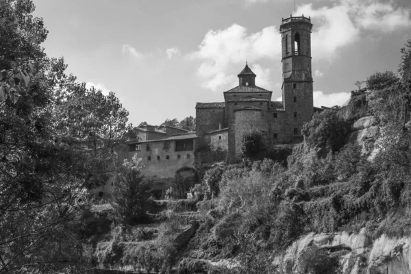 ルピット・イ・プリュート-中世カタルーニャの村 — ストック写真
