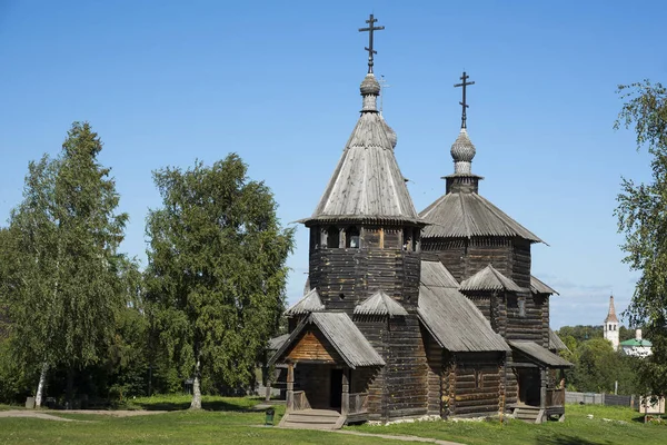 Arquitectura de madera de Rusia — Foto de Stock