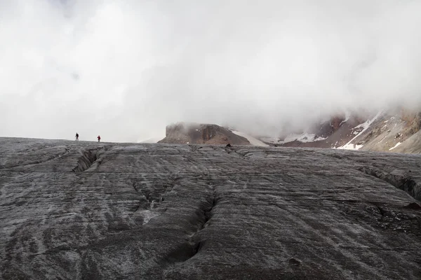 Berglandschap uitzicht, Berg Kazbek, Kaukasus, Georgië — Stockfoto