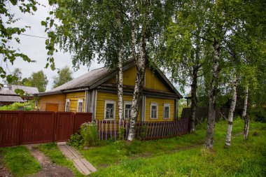 Eski Rus ahşap evi, Karelia Cumhuriyeti.