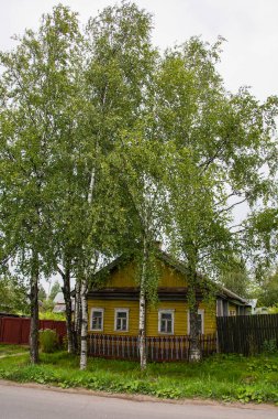 Eski Rus ahşap evi, Karelia Cumhuriyeti.