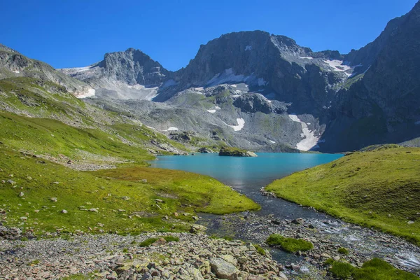 Bolshoye Lac Imeretinskoye Grand Lac Réserve Naturelle Caucase — Photo