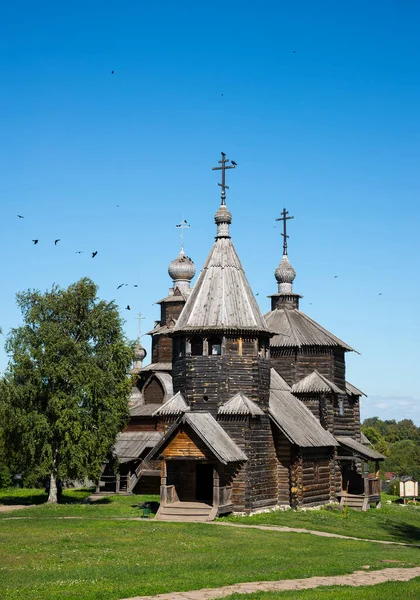 Wooden Church Suzdal Golden Ring Russia — Stock Photo, Image