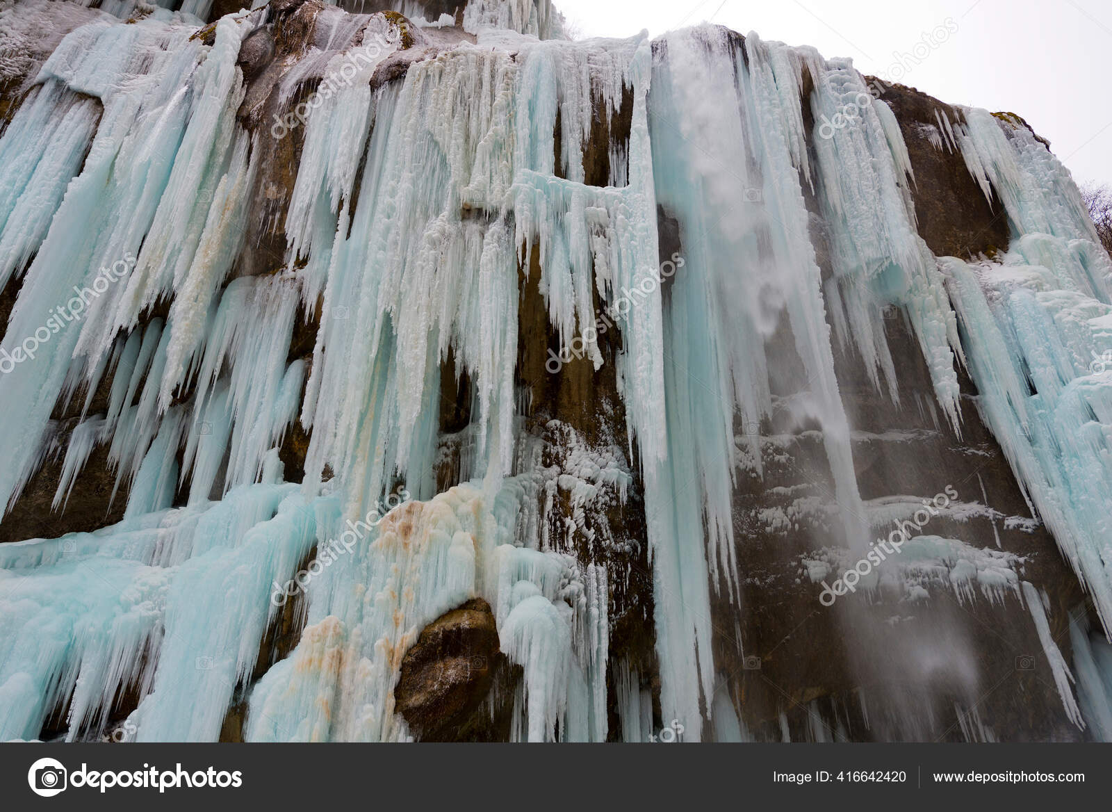 Чегемские Водопады Зимой Фото Чегемские Водопады Зимой Фото