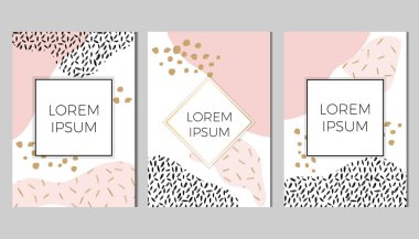 Yaratıcı modern modern tasarım kartları şablonları