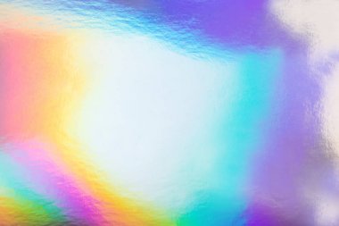 Trendy holografik folyo kağıt yakın çekim.