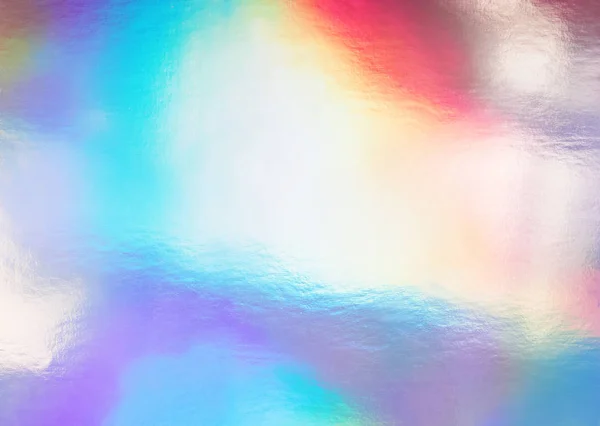 Trendy holographic foil paper close-up. — Stock Photo, Image