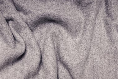 İnce gri kaşmir desen yakından..