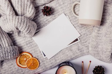 Kış ya da sonbahar konforlu düz konum.