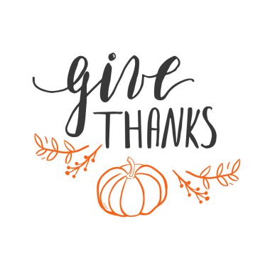 Şükran Günü kart şablonu.