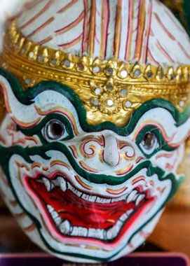 Hanuman savaşçı Tayland dans sanat Khon adlı bu yüksek sınıf dans Siam Bangkok Tayland.