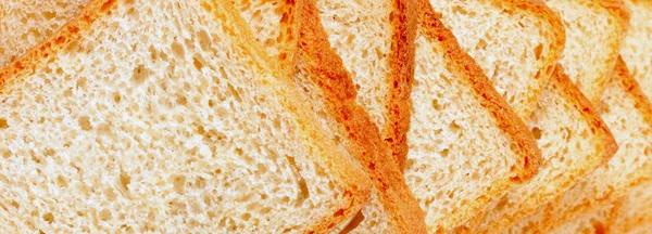 Crunch Toast Bröd Bakgrund — Stockfoto