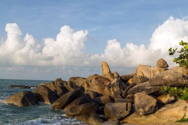 Dedesi Rock bir penis şeklinde ayağı Koh Samui, Tayland