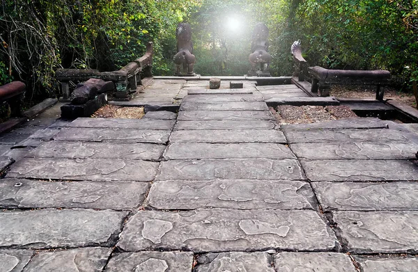 Sunrise Khmer Culture Angkor Wat Cambodge — Photo